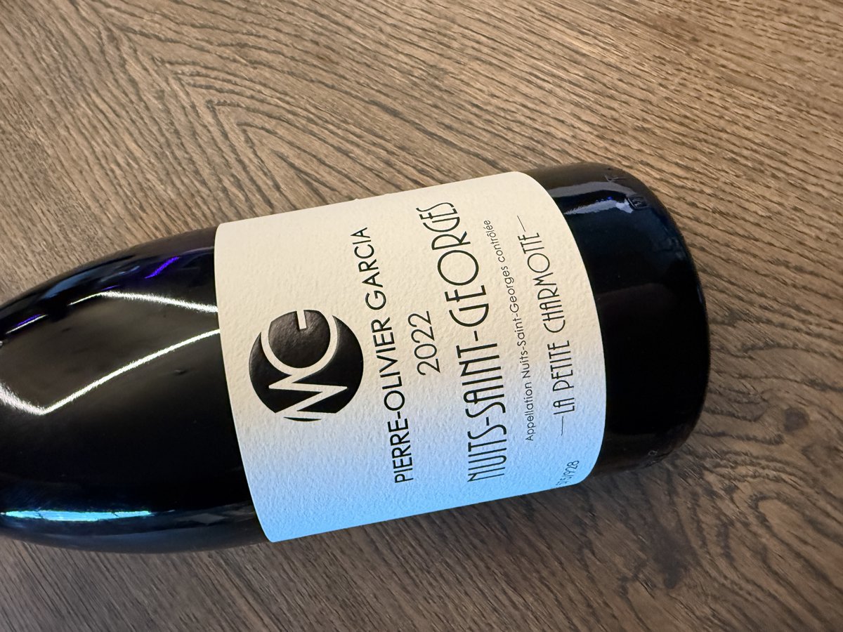 PIERRE OLIVIER GARCIA NUITS SAINT GEORGES LA PETITE CHARMOTTE 2022